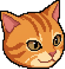 Orange getigerte Katze